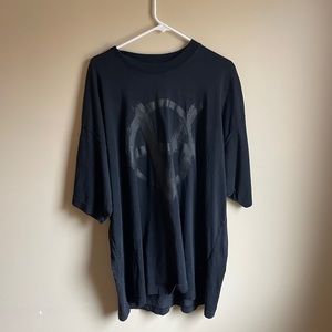 Blackout Vetements Upsidown anarchy shirt
